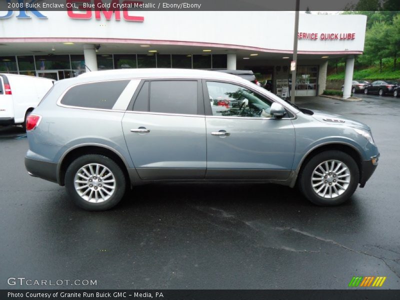 Blue Gold Crystal Metallic / Ebony/Ebony 2008 Buick Enclave CXL