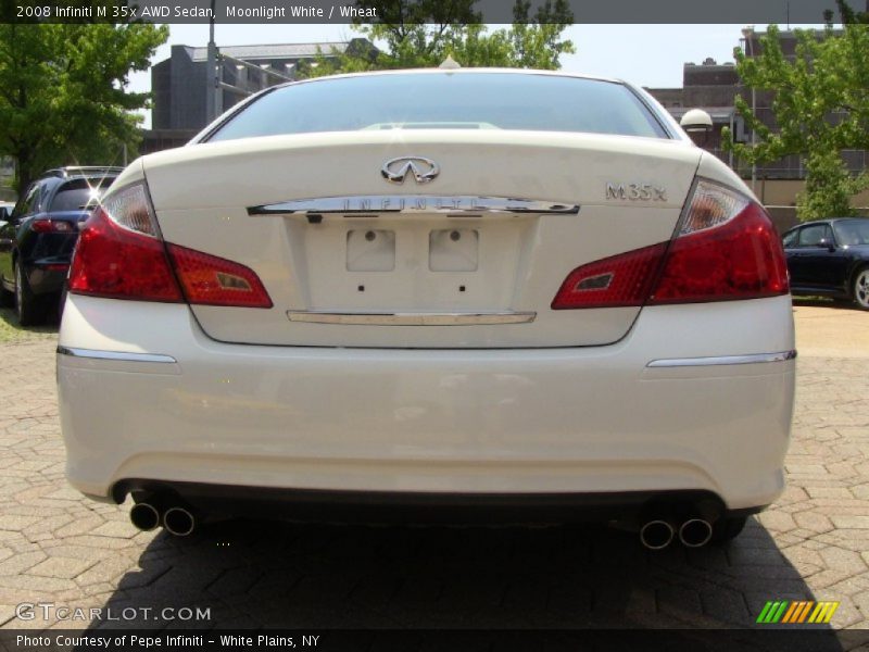 Moonlight White / Wheat 2008 Infiniti M 35x AWD Sedan
