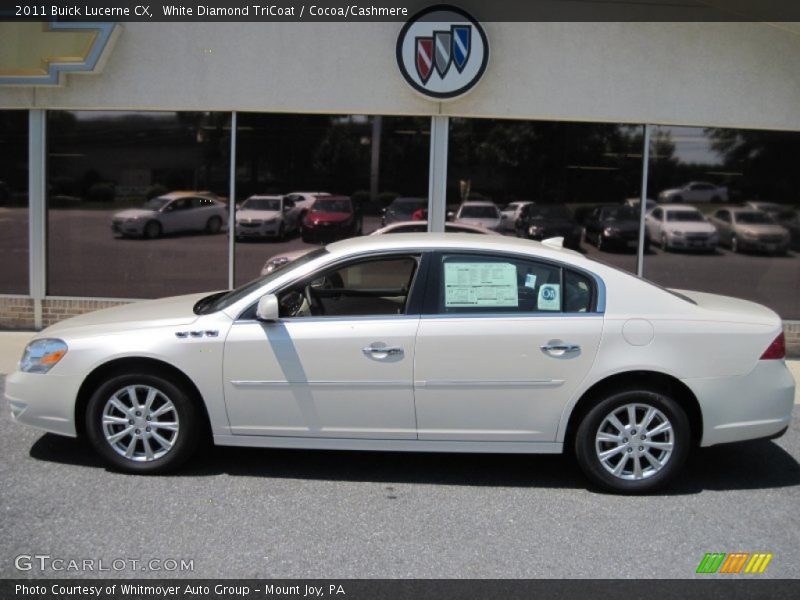 White Diamond TriCoat / Cocoa/Cashmere 2011 Buick Lucerne CX