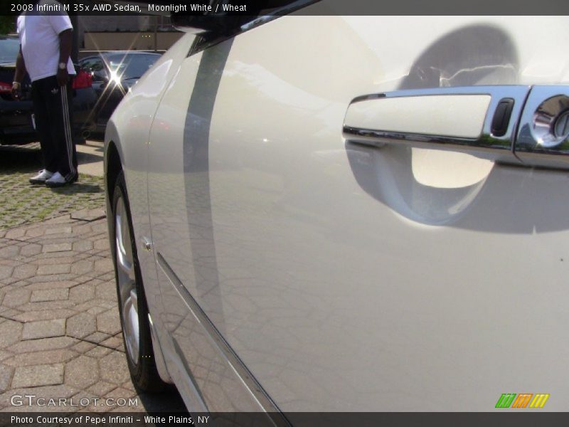 Moonlight White / Wheat 2008 Infiniti M 35x AWD Sedan