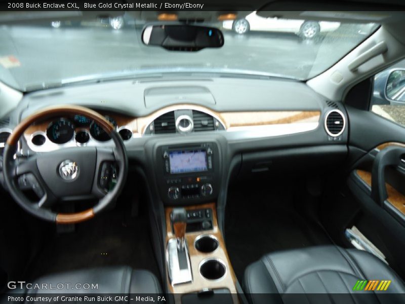 Blue Gold Crystal Metallic / Ebony/Ebony 2008 Buick Enclave CXL