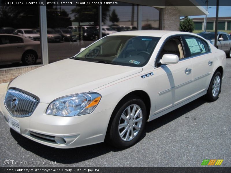 White Diamond TriCoat / Cocoa/Cashmere 2011 Buick Lucerne CX