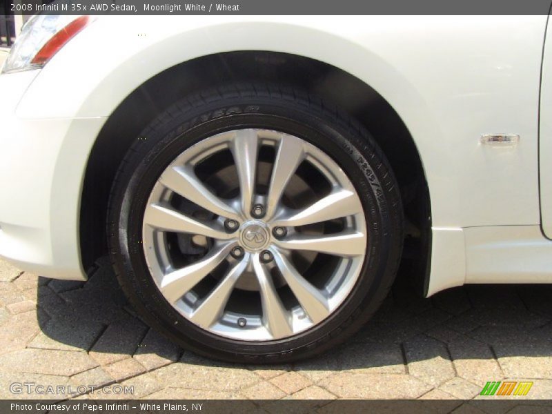Moonlight White / Wheat 2008 Infiniti M 35x AWD Sedan