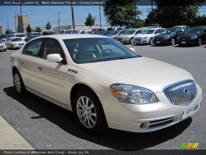 White Diamond TriCoat / Cocoa/Cashmere 2011 Buick Lucerne CX