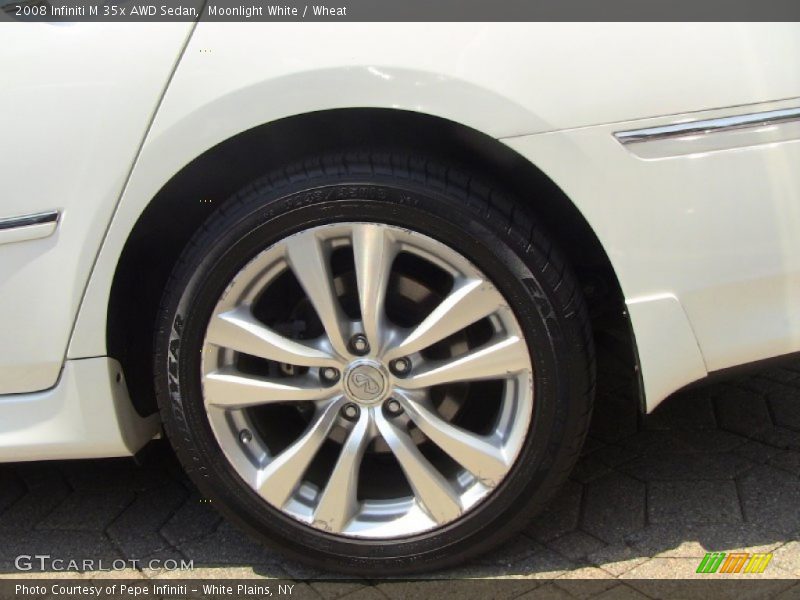 Moonlight White / Wheat 2008 Infiniti M 35x AWD Sedan