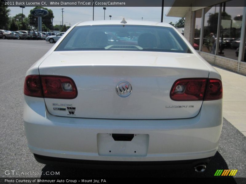 White Diamond TriCoat / Cocoa/Cashmere 2011 Buick Lucerne CX