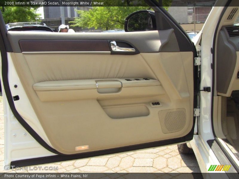 Moonlight White / Wheat 2008 Infiniti M 35x AWD Sedan