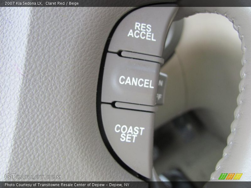 Claret Red / Beige 2007 Kia Sedona LX
