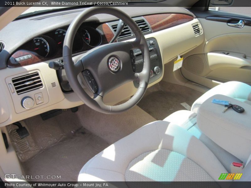 White Diamond TriCoat / Cocoa/Cashmere 2011 Buick Lucerne CX