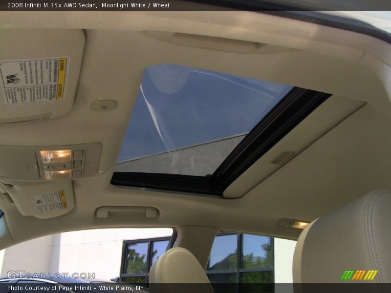 Moonlight White / Wheat 2008 Infiniti M 35x AWD Sedan