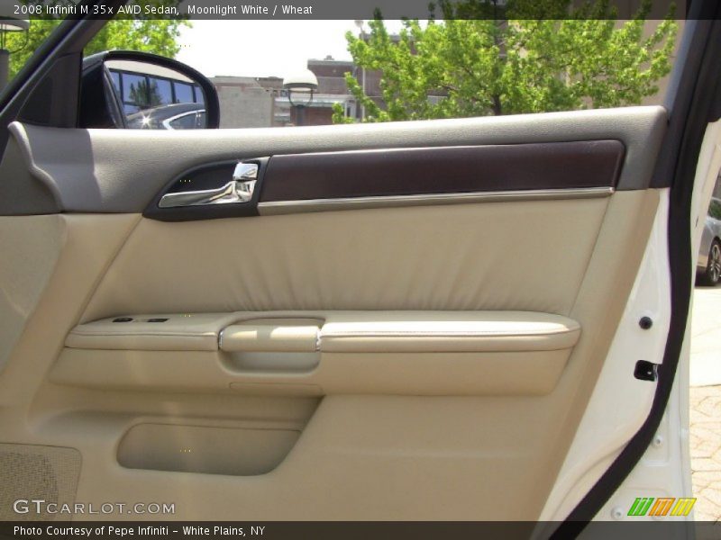 Moonlight White / Wheat 2008 Infiniti M 35x AWD Sedan