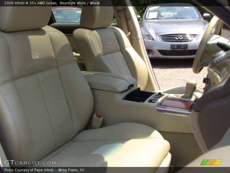 Moonlight White / Wheat 2008 Infiniti M 35x AWD Sedan