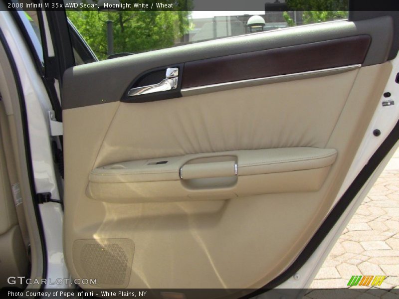 Moonlight White / Wheat 2008 Infiniti M 35x AWD Sedan