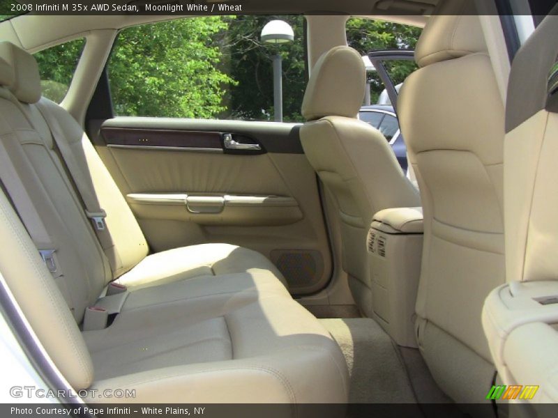 Moonlight White / Wheat 2008 Infiniti M 35x AWD Sedan