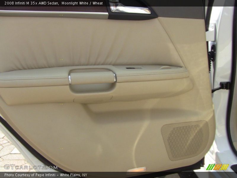 Moonlight White / Wheat 2008 Infiniti M 35x AWD Sedan