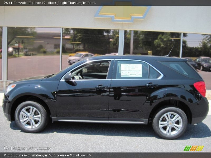 Black / Light Titanium/Jet Black 2011 Chevrolet Equinox LS