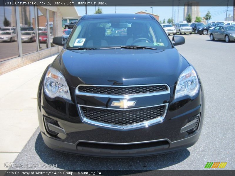 Black / Light Titanium/Jet Black 2011 Chevrolet Equinox LS