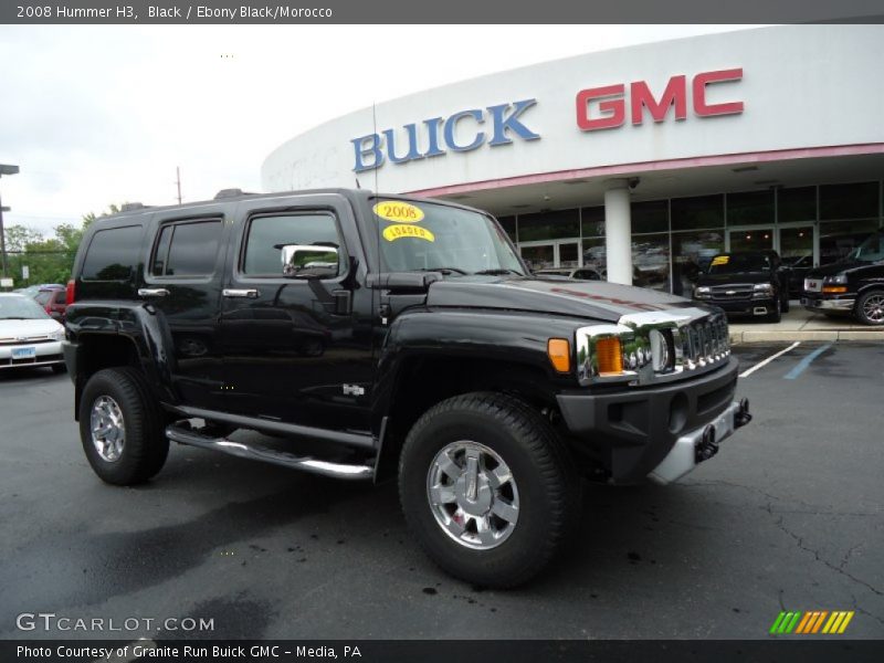 Black / Ebony Black/Morocco 2008 Hummer H3