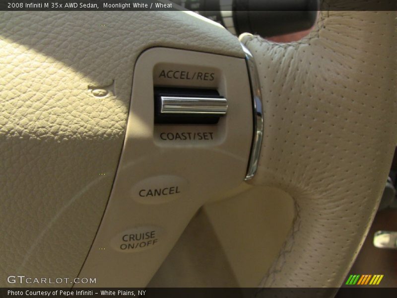 Moonlight White / Wheat 2008 Infiniti M 35x AWD Sedan
