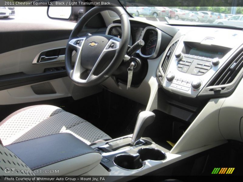 Black / Light Titanium/Jet Black 2011 Chevrolet Equinox LS