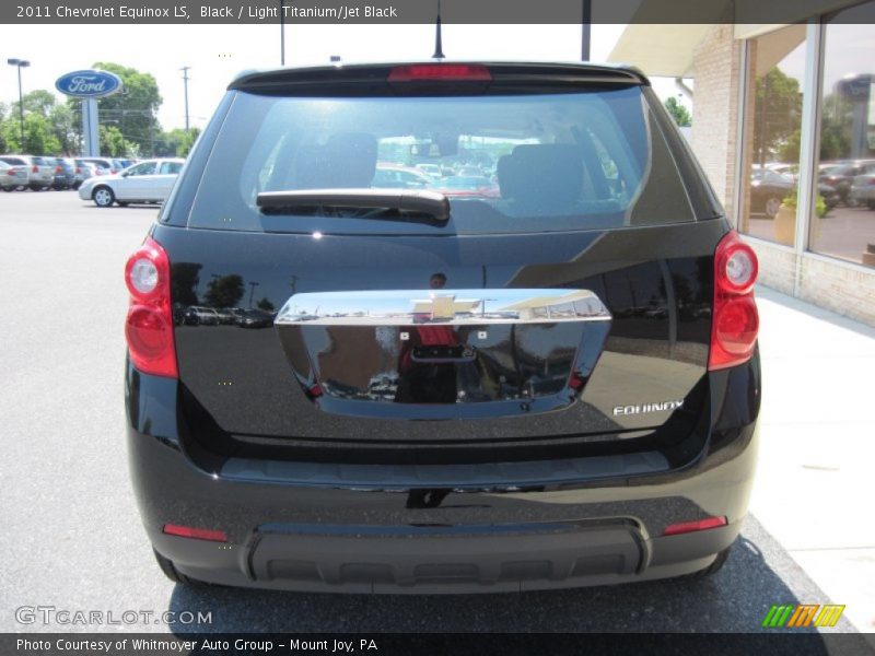 Black / Light Titanium/Jet Black 2011 Chevrolet Equinox LS