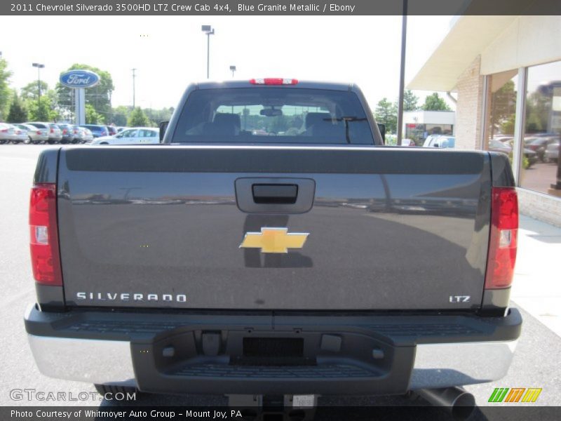 Blue Granite Metallic / Ebony 2011 Chevrolet Silverado 3500HD LTZ Crew Cab 4x4