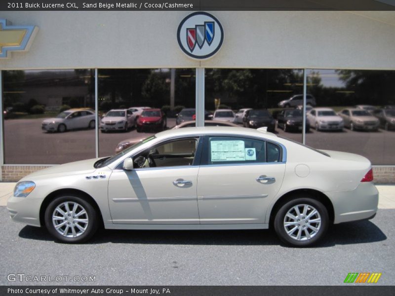 Sand Beige Metallic / Cocoa/Cashmere 2011 Buick Lucerne CXL
