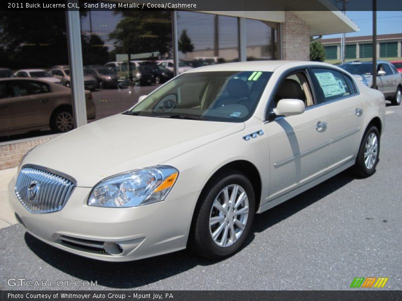 Sand Beige Metallic / Cocoa/Cashmere 2011 Buick Lucerne CXL