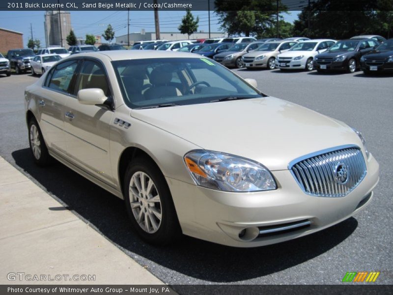 Sand Beige Metallic / Cocoa/Cashmere 2011 Buick Lucerne CXL