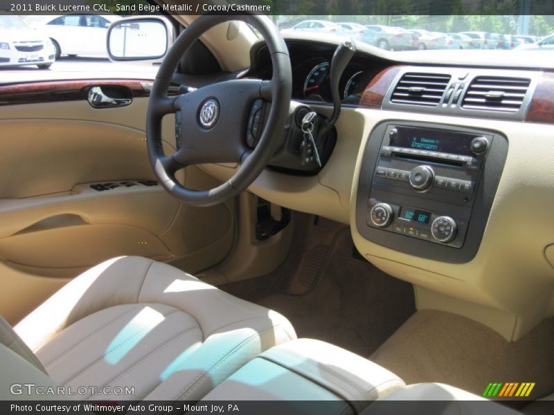 Sand Beige Metallic / Cocoa/Cashmere 2011 Buick Lucerne CXL