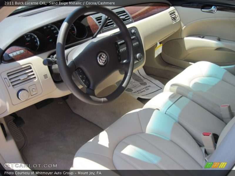 Sand Beige Metallic / Cocoa/Cashmere 2011 Buick Lucerne CXL