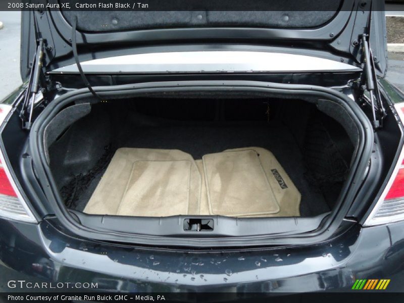 Carbon Flash Black / Tan 2008 Saturn Aura XE