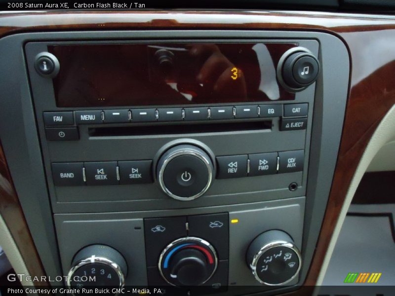 Carbon Flash Black / Tan 2008 Saturn Aura XE
