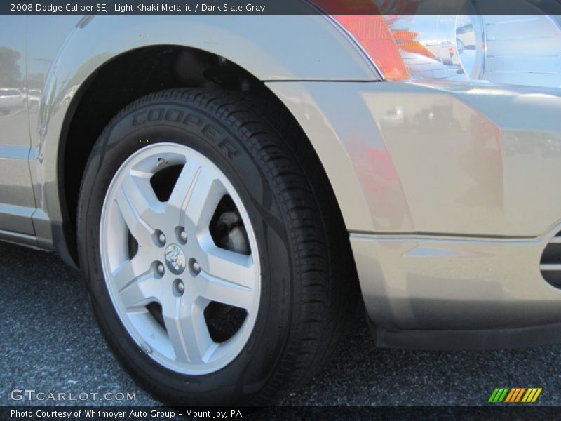 Light Khaki Metallic / Dark Slate Gray 2008 Dodge Caliber SE