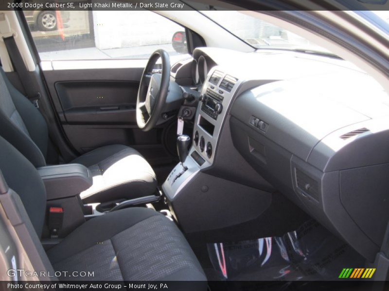 Light Khaki Metallic / Dark Slate Gray 2008 Dodge Caliber SE