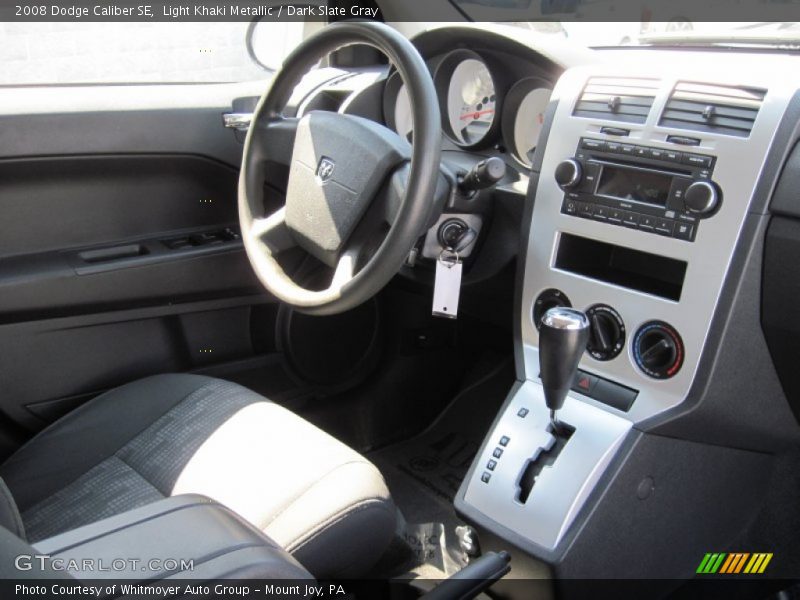 Light Khaki Metallic / Dark Slate Gray 2008 Dodge Caliber SE