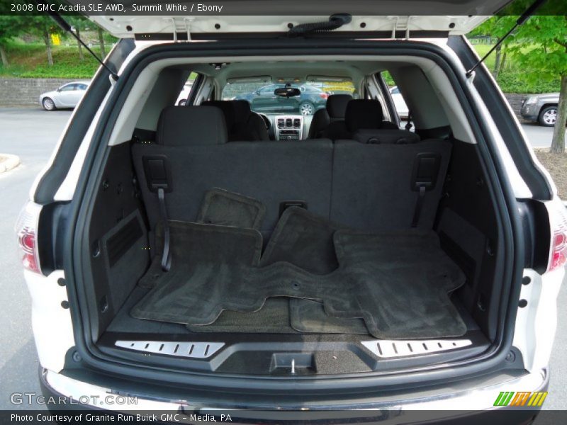 Summit White / Ebony 2008 GMC Acadia SLE AWD