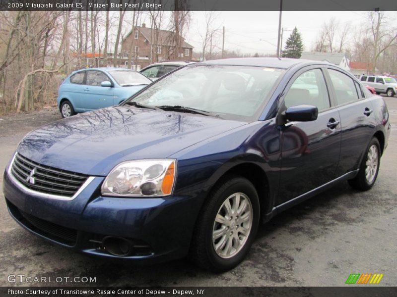 Maizen Blue Pearl / Beige 2009 Mitsubishi Galant ES