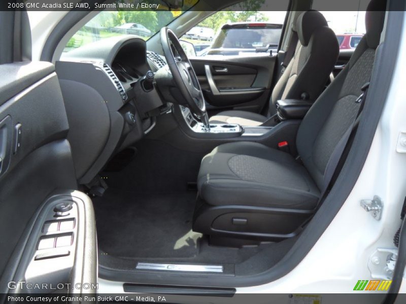 Summit White / Ebony 2008 GMC Acadia SLE AWD