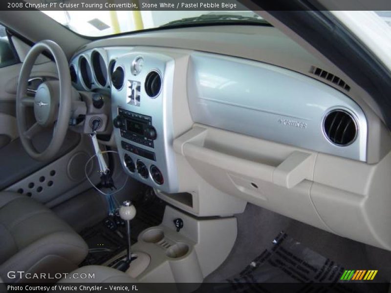 Stone White / Pastel Pebble Beige 2008 Chrysler PT Cruiser Touring Convertible