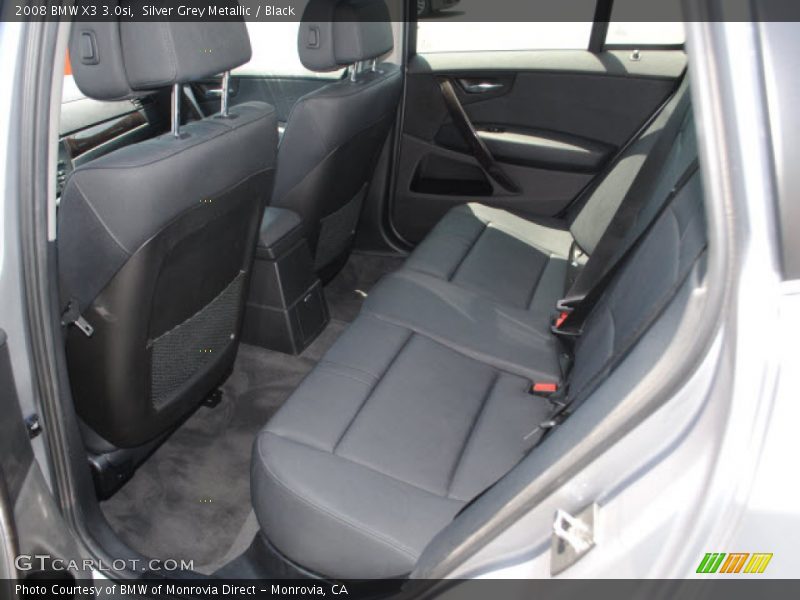Silver Grey Metallic / Black 2008 BMW X3 3.0si