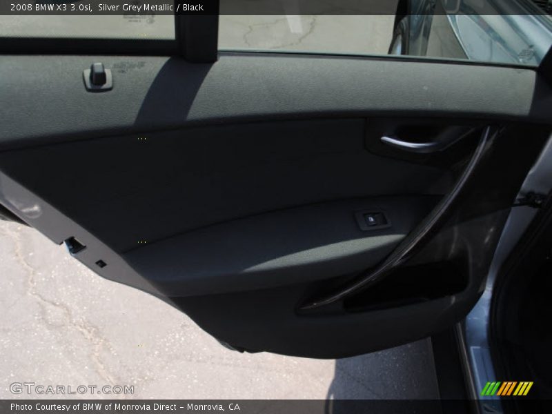 Silver Grey Metallic / Black 2008 BMW X3 3.0si