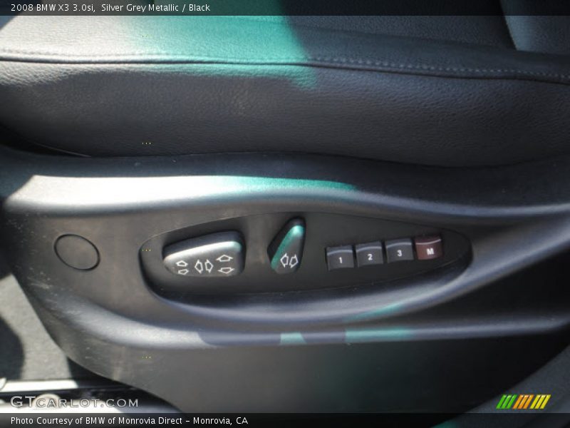Silver Grey Metallic / Black 2008 BMW X3 3.0si
