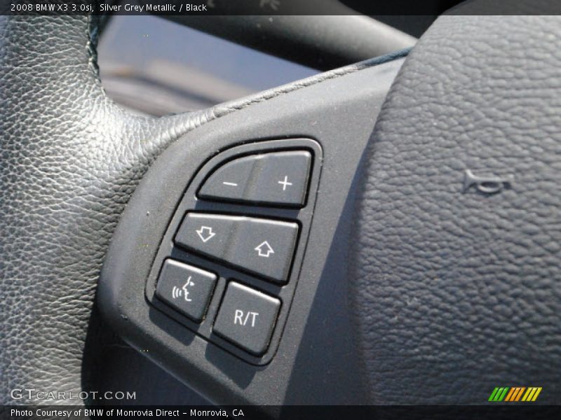 Silver Grey Metallic / Black 2008 BMW X3 3.0si