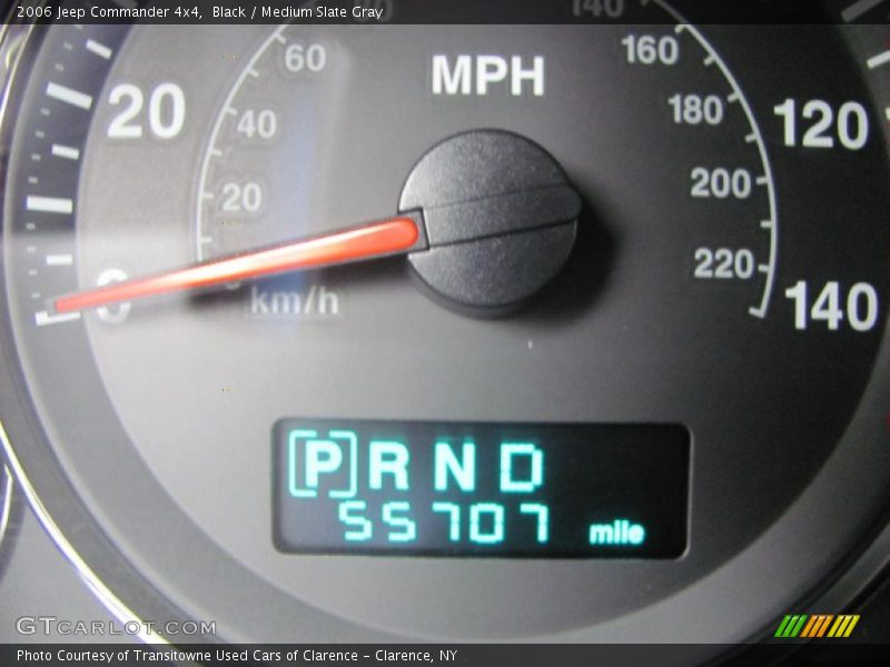 Black / Medium Slate Gray 2006 Jeep Commander 4x4