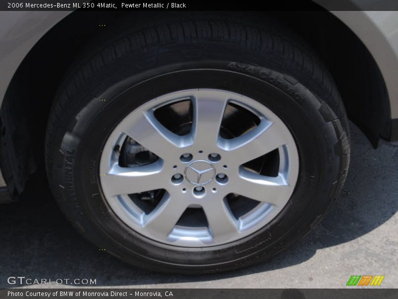 Pewter Metallic / Black 2006 Mercedes-Benz ML 350 4Matic