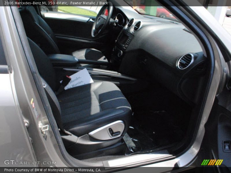 Pewter Metallic / Black 2006 Mercedes-Benz ML 350 4Matic