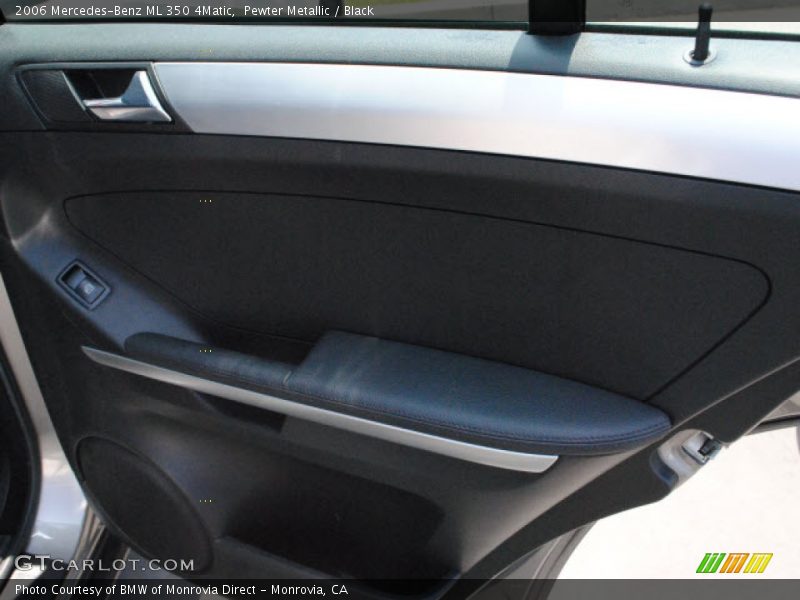 Pewter Metallic / Black 2006 Mercedes-Benz ML 350 4Matic