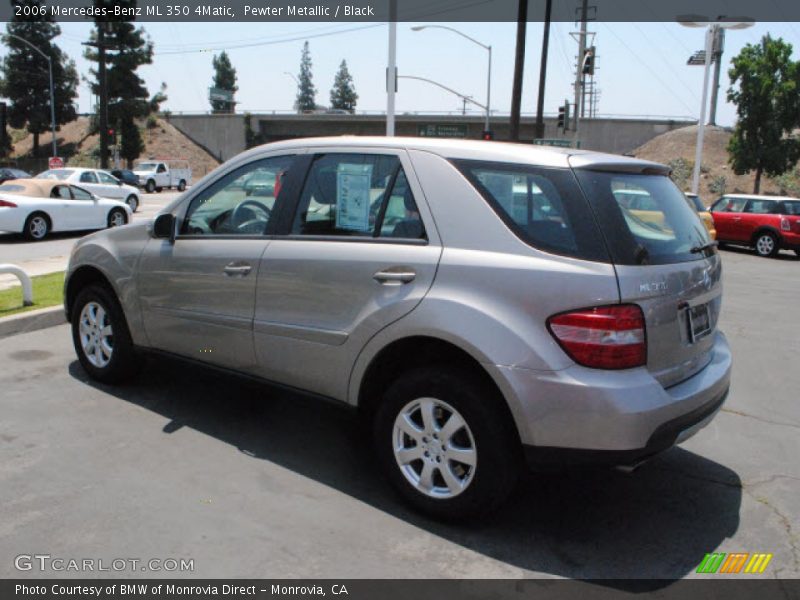 Pewter Metallic / Black 2006 Mercedes-Benz ML 350 4Matic