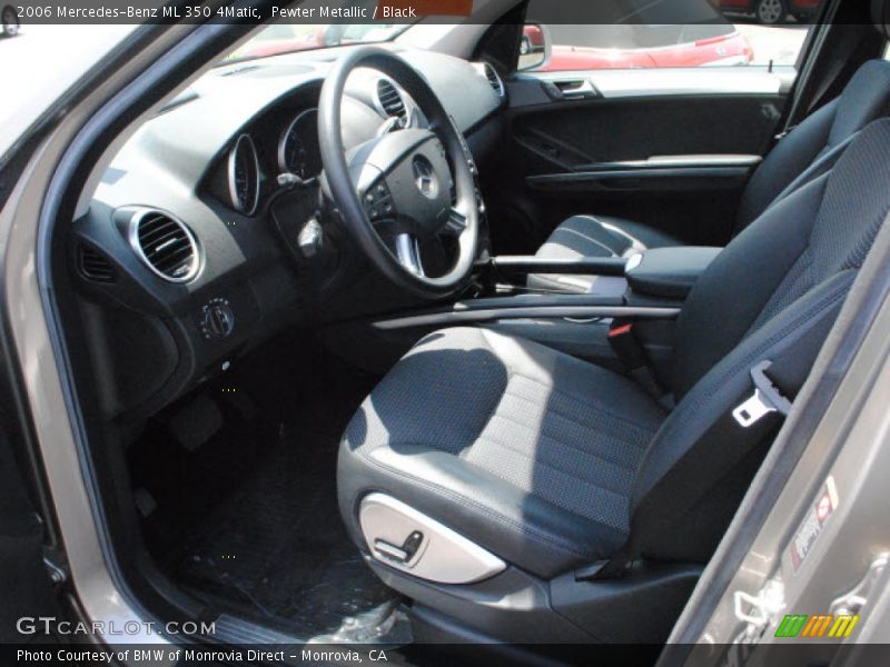 Pewter Metallic / Black 2006 Mercedes-Benz ML 350 4Matic